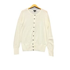 UNIVERSAL STANDARD City Merino Wool Cardigan Sweater Ivory Women's Size XS-10/12